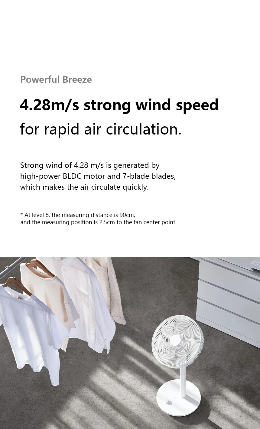 Pedestal Floor Fan, RUNAL, 220V, Plastic - detail 14