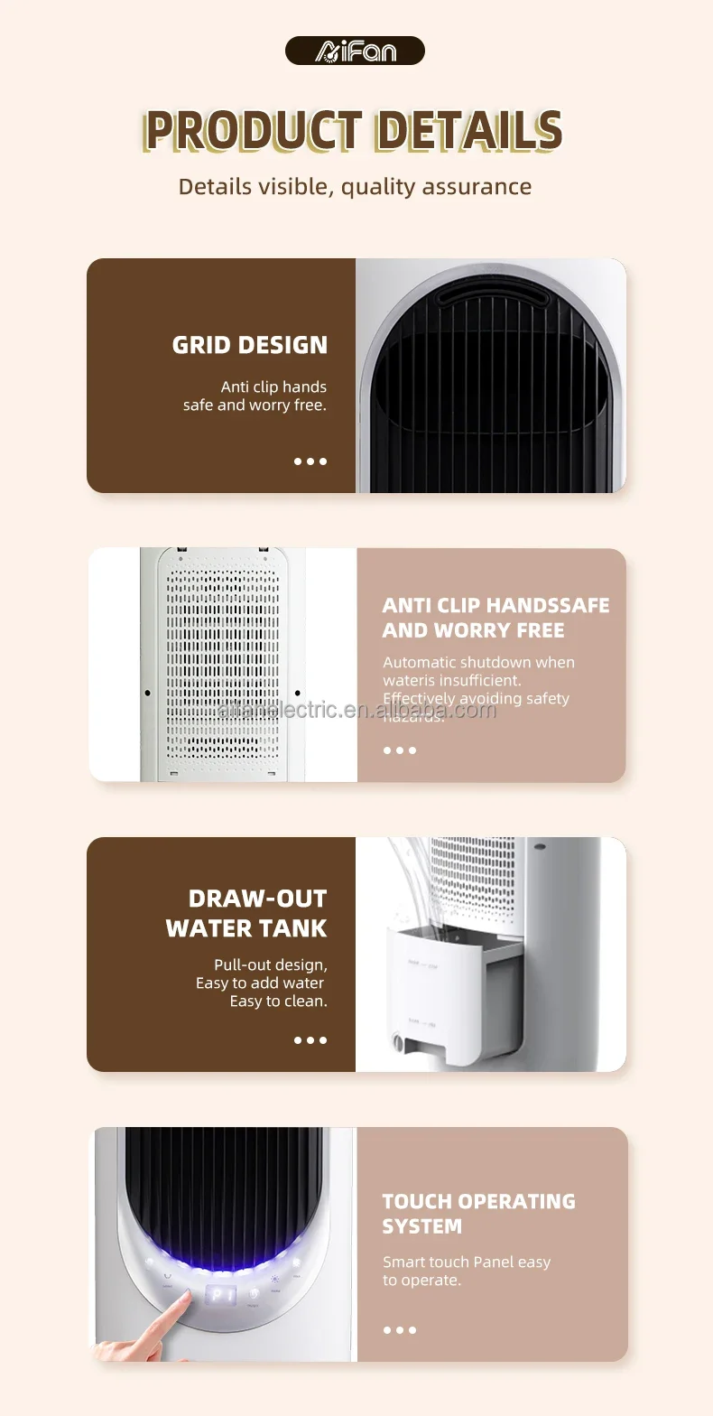 Electric Air Conditioner, Plastic - detail 12