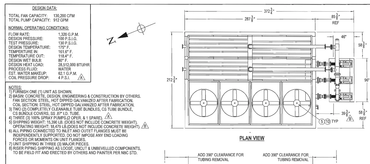 Cooling Tower, 100, 380V, 15kW(20.12hp) - detail 6