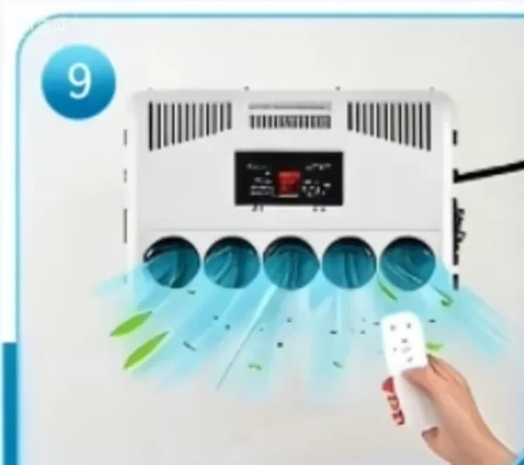 Split Parking Air Conditioner, Q-300, 12V/24V, 2000m/h - detail 36