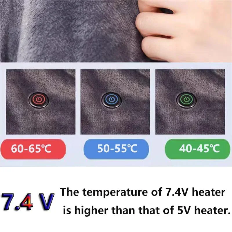Zip Heated Throw Blanket, 12V, USB, Portable, Cordless - detail 4