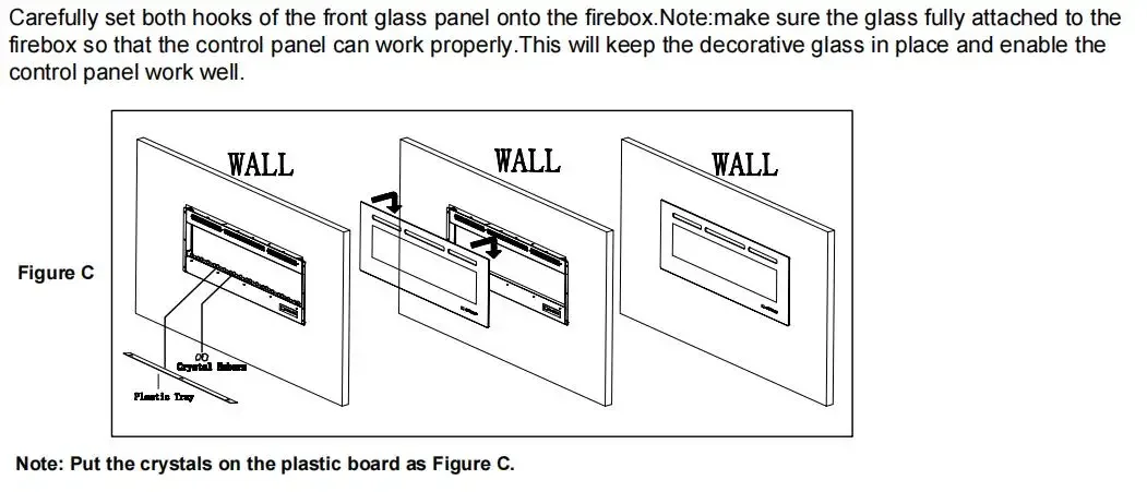 Electric Fireplace, 50-Inch, Wall, 120V - detail 34