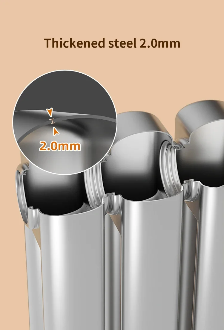Saving Flexible Modern Radiator, Steel, EN442, Wall - detail 10