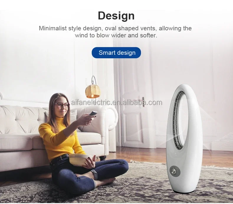 Efficient Oscillating Floor Fan, 45W(0.06hp), Plastic - detail 6