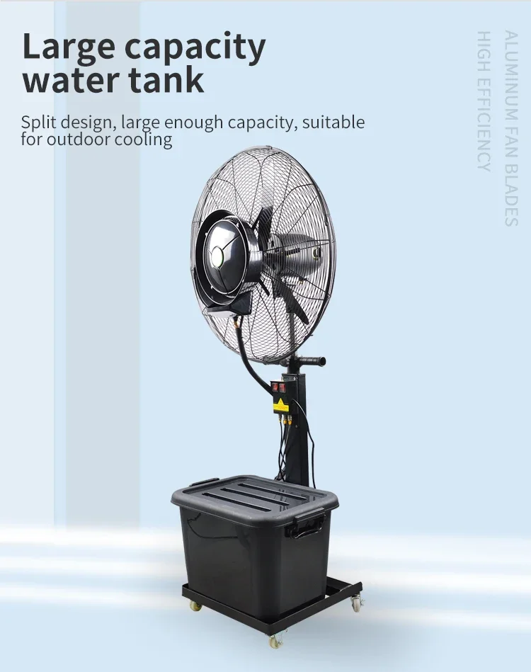 Humidification Commercial Spray Fan, 220 V, 3 Adjust Speed - detail 10
