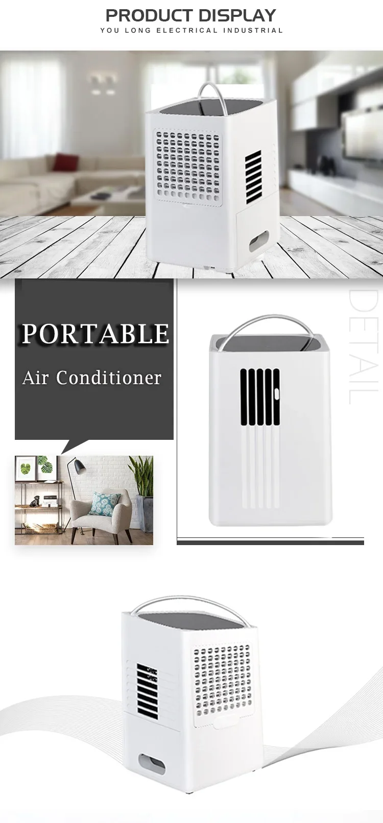 Portable Mini Air Conditioner, 1200BTU, 100V-230V, <6000 - detail 6
