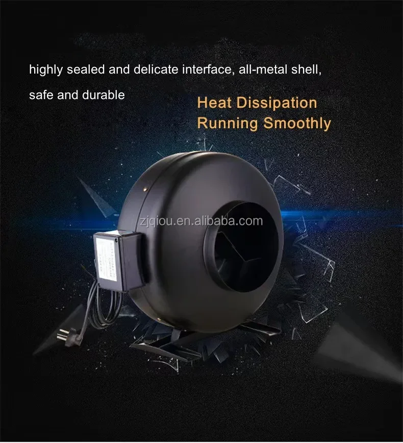 Mounted Cabinet Inline Fan, 12", HAVC, 220V, 315mm - detail 6