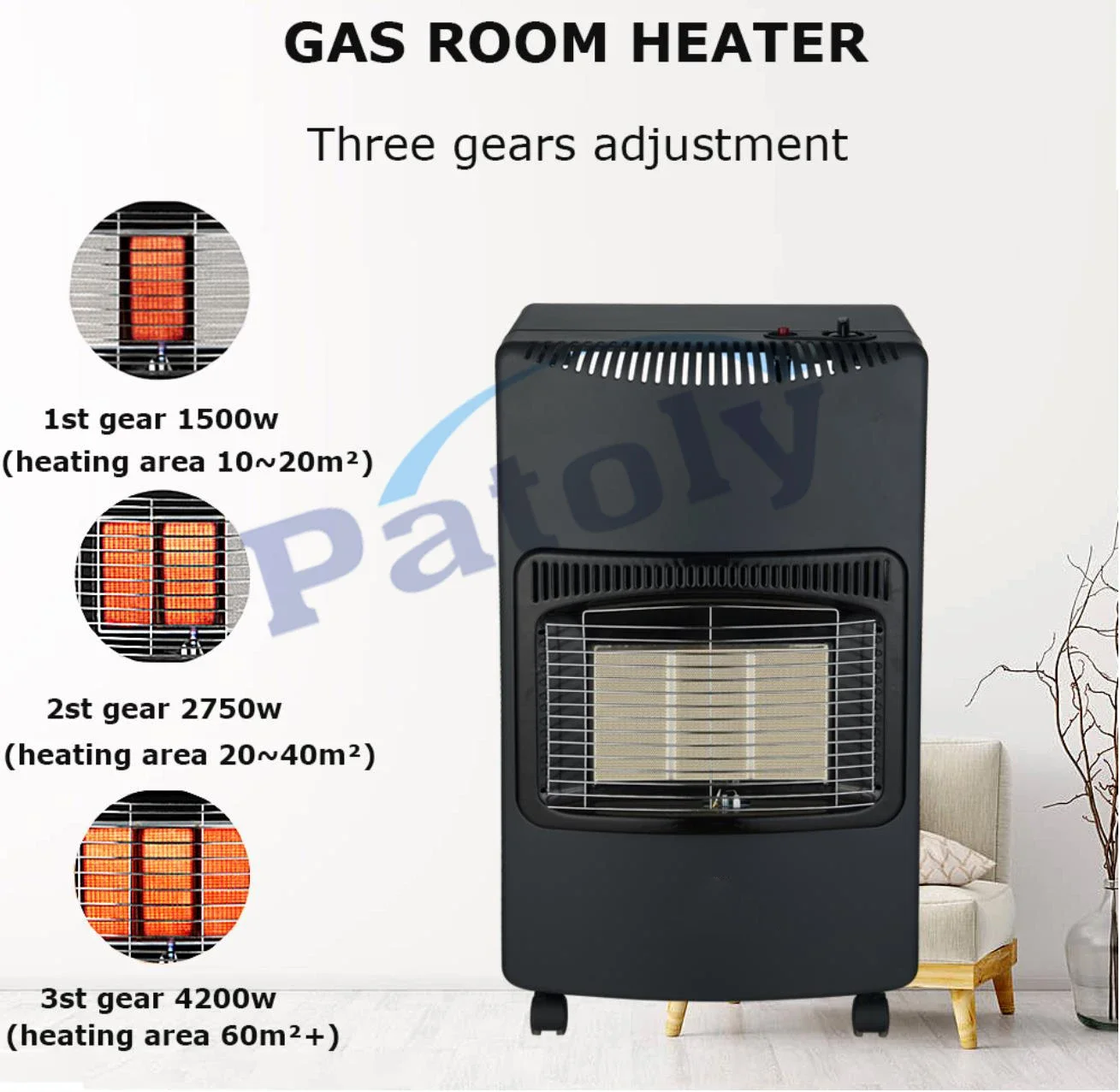 Electric Heater, LPG, Portable - detail 24