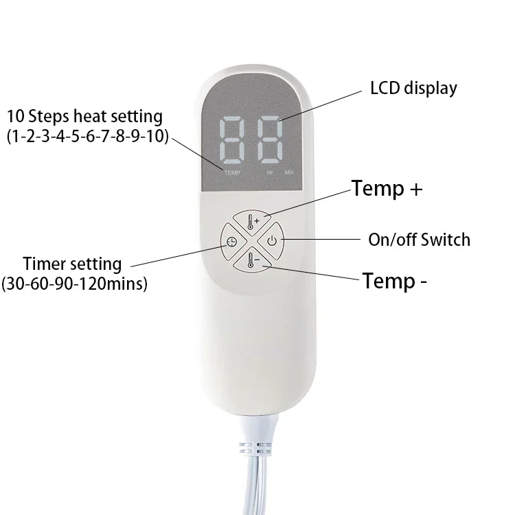 Foot Warmer, 10000mAh, 10-Step, 12-Timer - detail 20