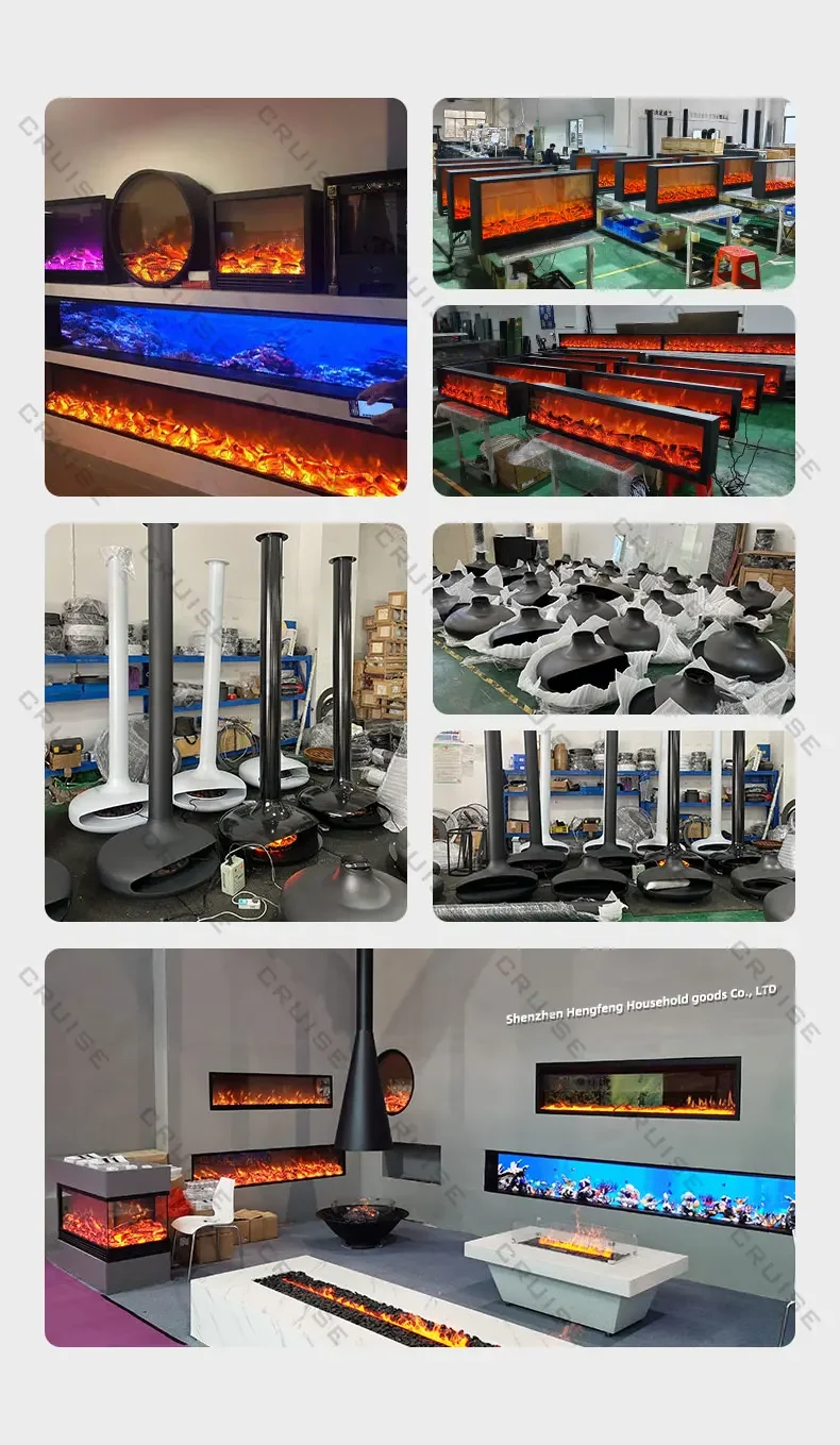 Electric Fireplace, CRUISE, 1070mm, LED - detail 22