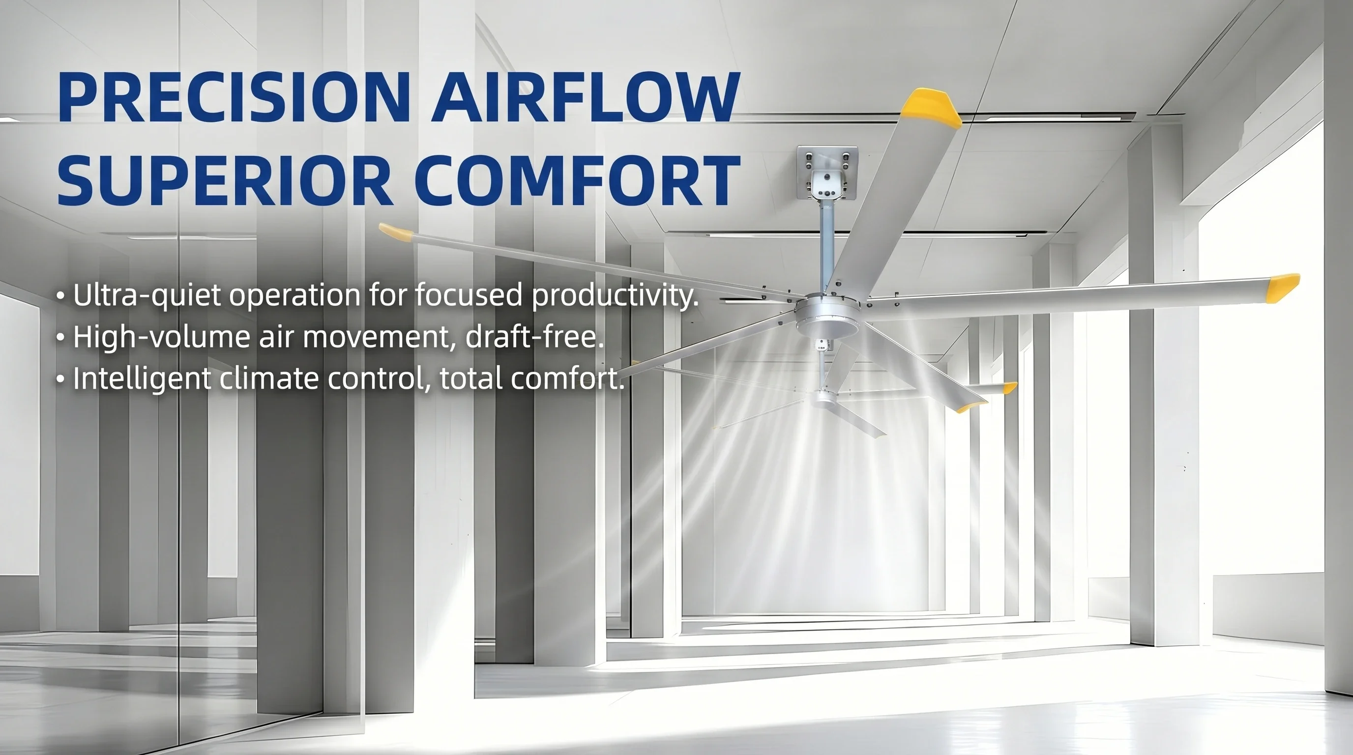 Ceiling Fan, Dia.4.2M, 500W, 14ft, HVLS - detail 10