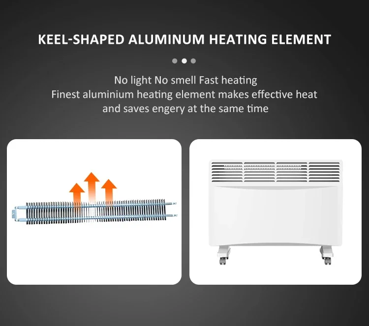 Portable Metal Convection Heater, 500 W - detail 12