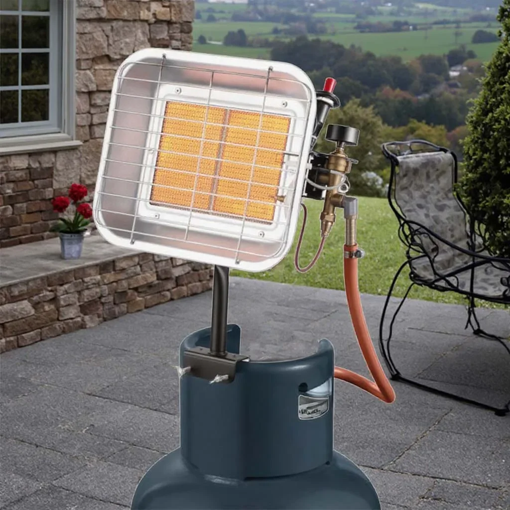 Patio Heater, Portable, Steel - detail 4