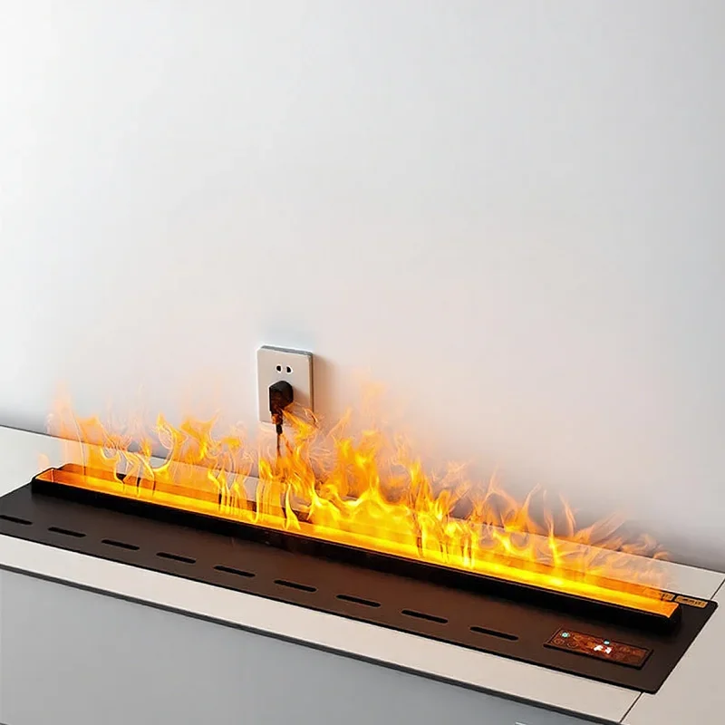 Electric Fireplace, 3D, Steel, Electric Fireplaces - detail 20