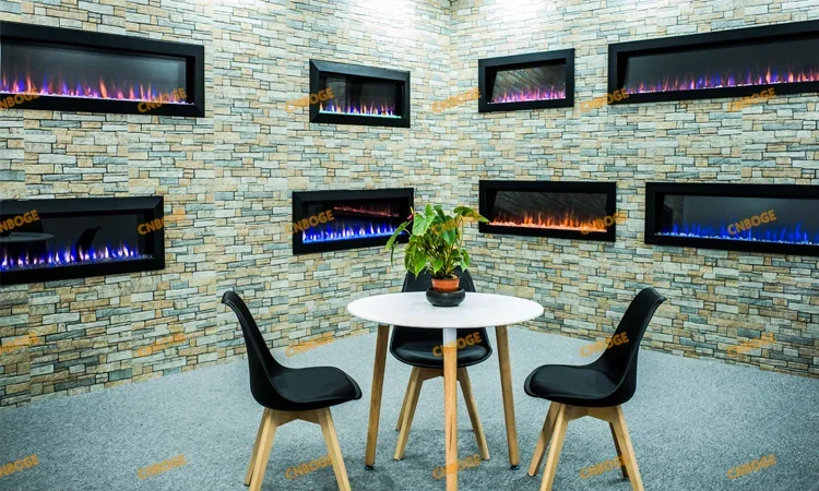 Electric Fireplace, 50", Wall - detail 12