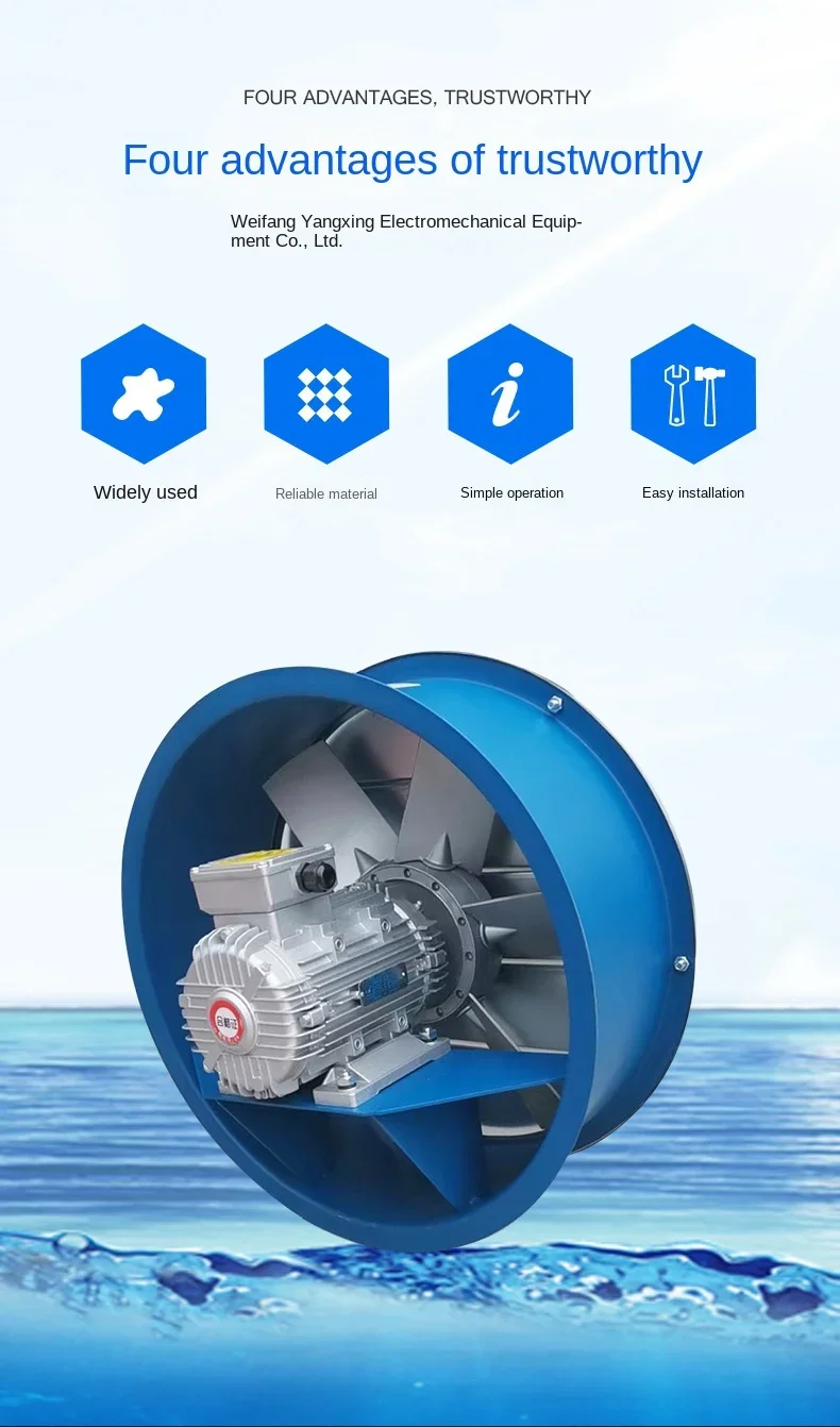 Axial Flow Fan, GKW6, 380V, Roof - detail 4