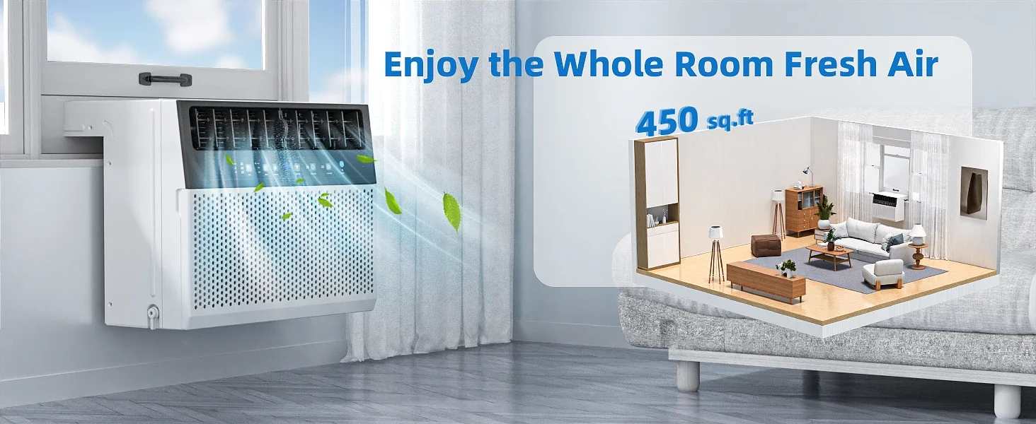 Window Air Conditioner, WIFI, 6000BTU, 8000BTU, 10000BTU - detail 12