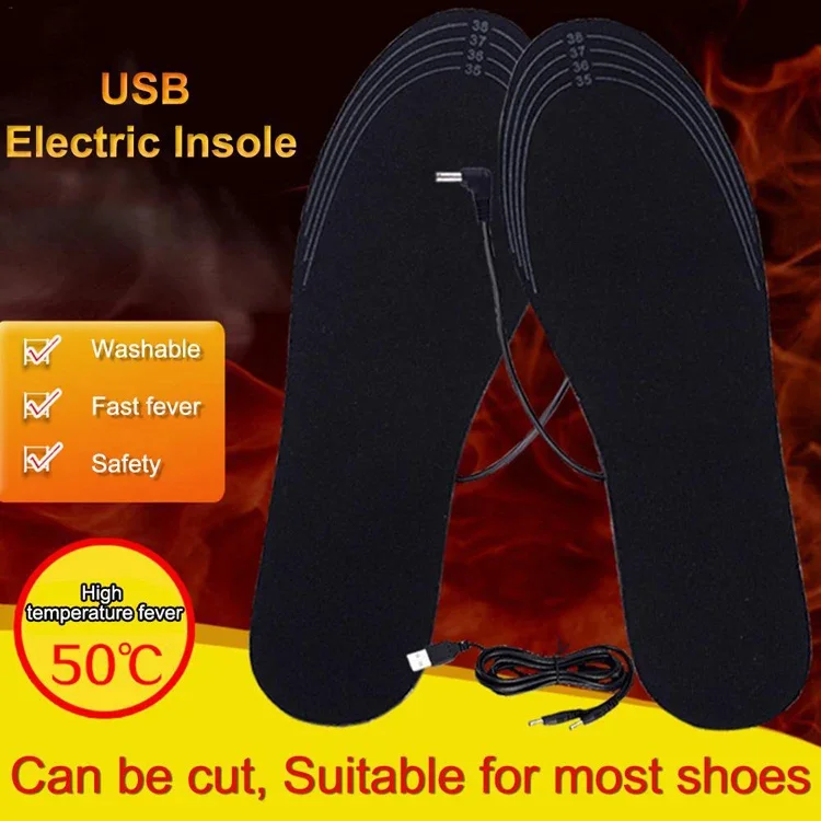 Unisex Winter Warmer, USB, EVA, Shoe Insoles - detail 8