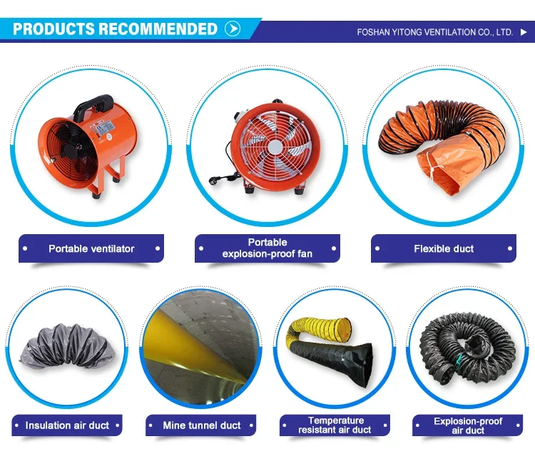 Industrial Air Extractor, 8", 12", 14", 16" - detail 6