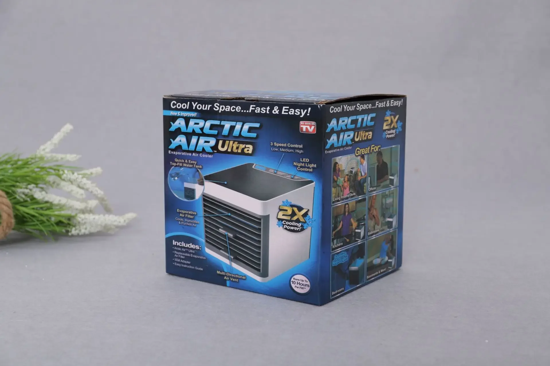 Table Fan, Portable, USB, Plastic - detail 2