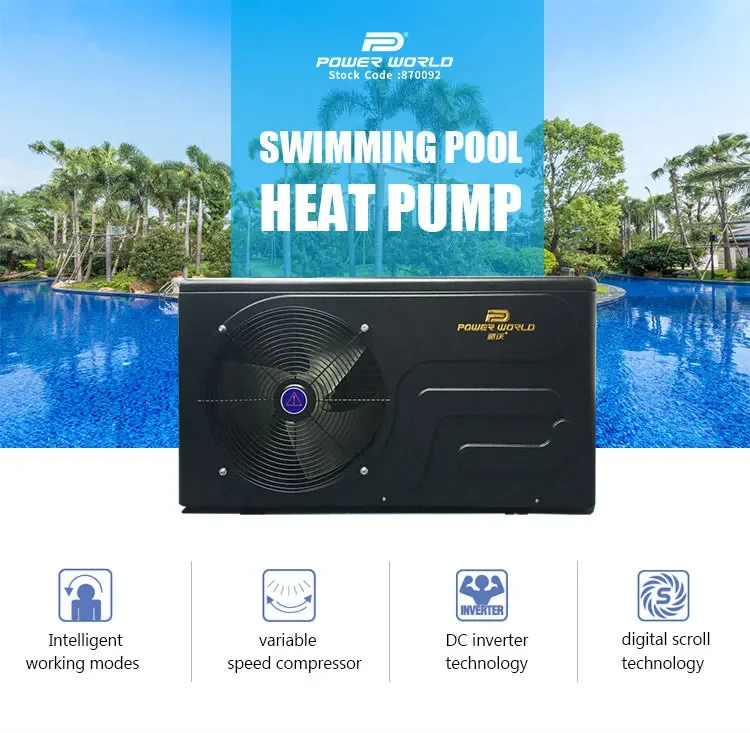 Off Combination Pool Heater, R32, COP, Plastic - detail 2