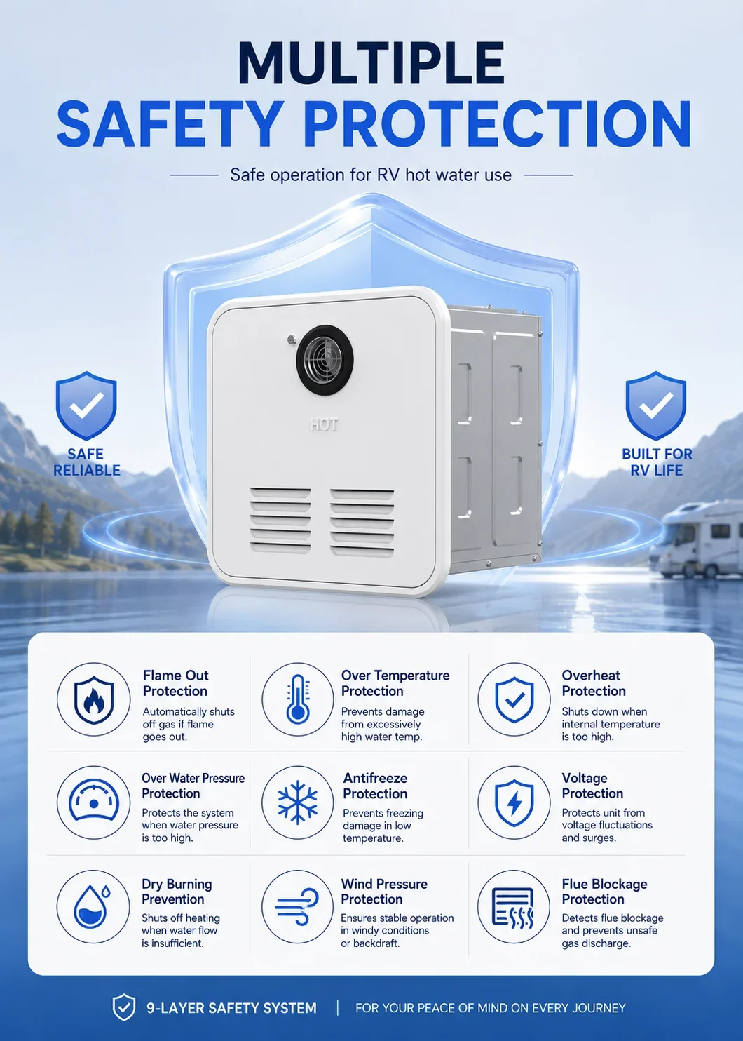 Water Heater, 10L, Stainless, Steel, Copper - detail 10