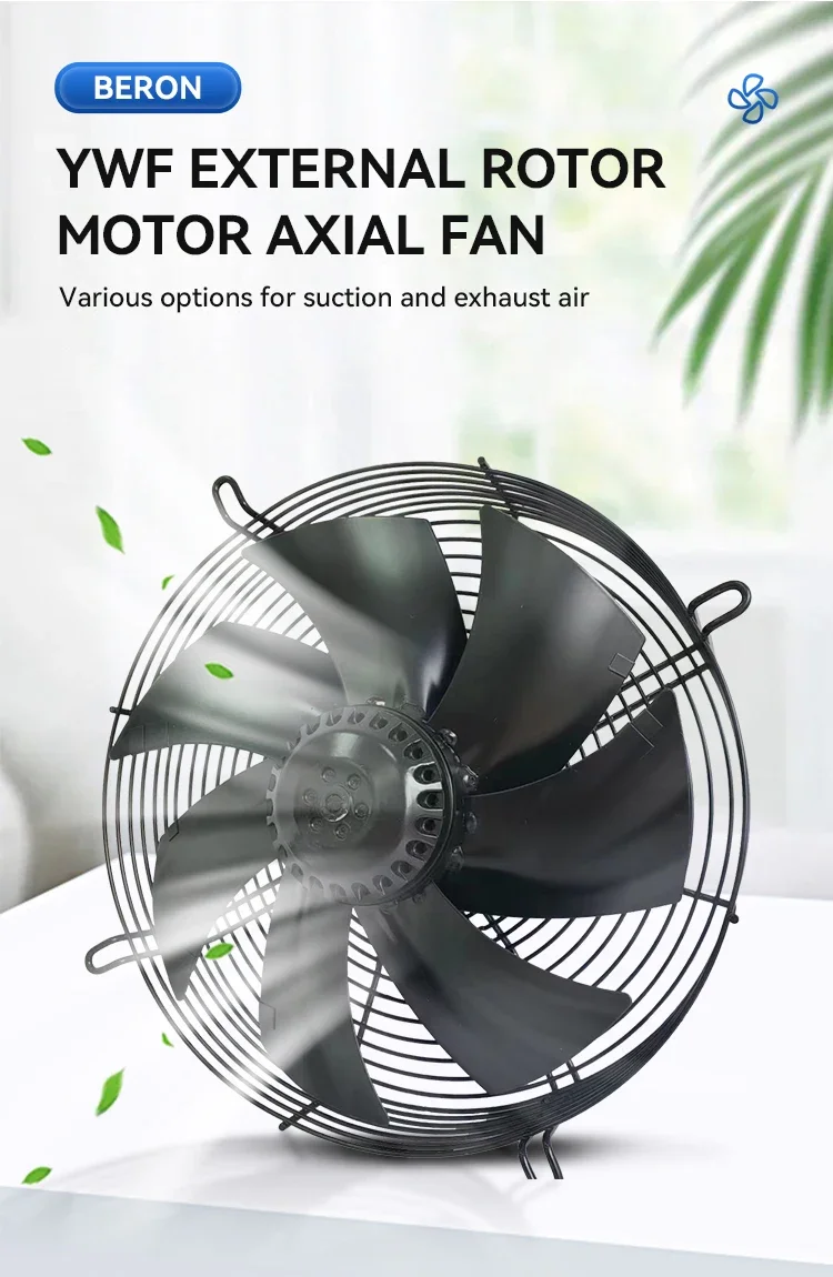 Exhaust Axial Flow Fan, 220v, 200mm - detail 2