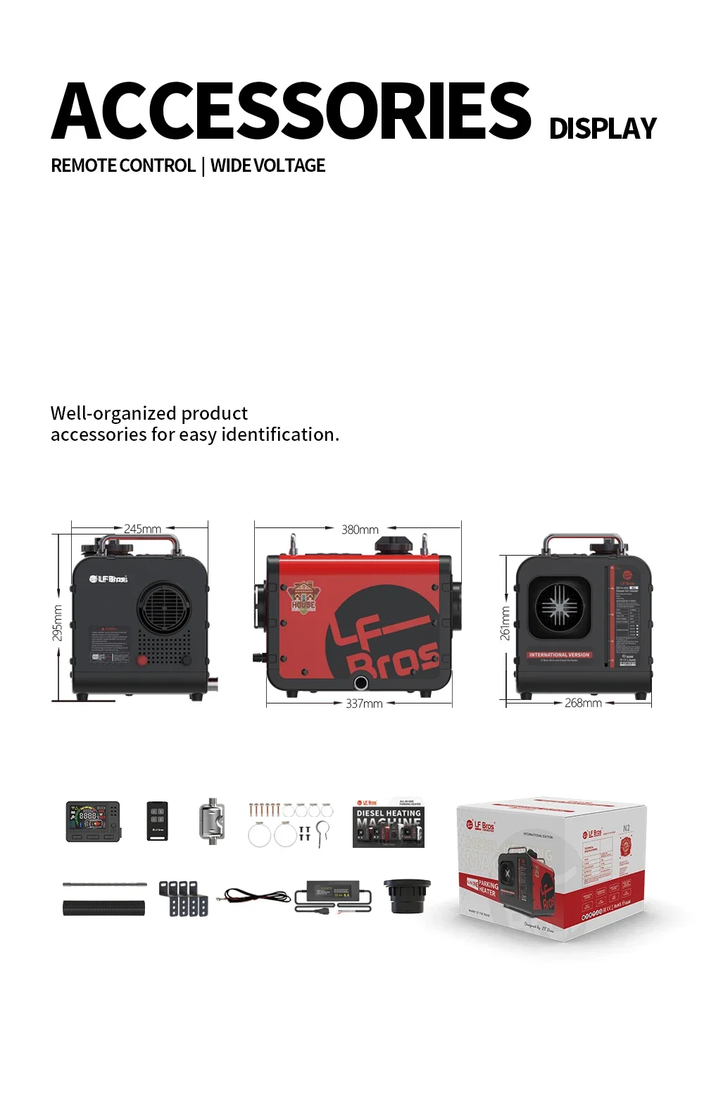 Portable Parking Diesel Heater, 5kW, 12V, 24V, 220V - detail 24