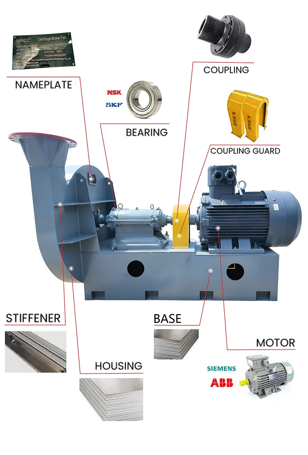 Iron Radial Pressurized Boiler, Cast, Centrifugal, 2.2-110KW - detail 6