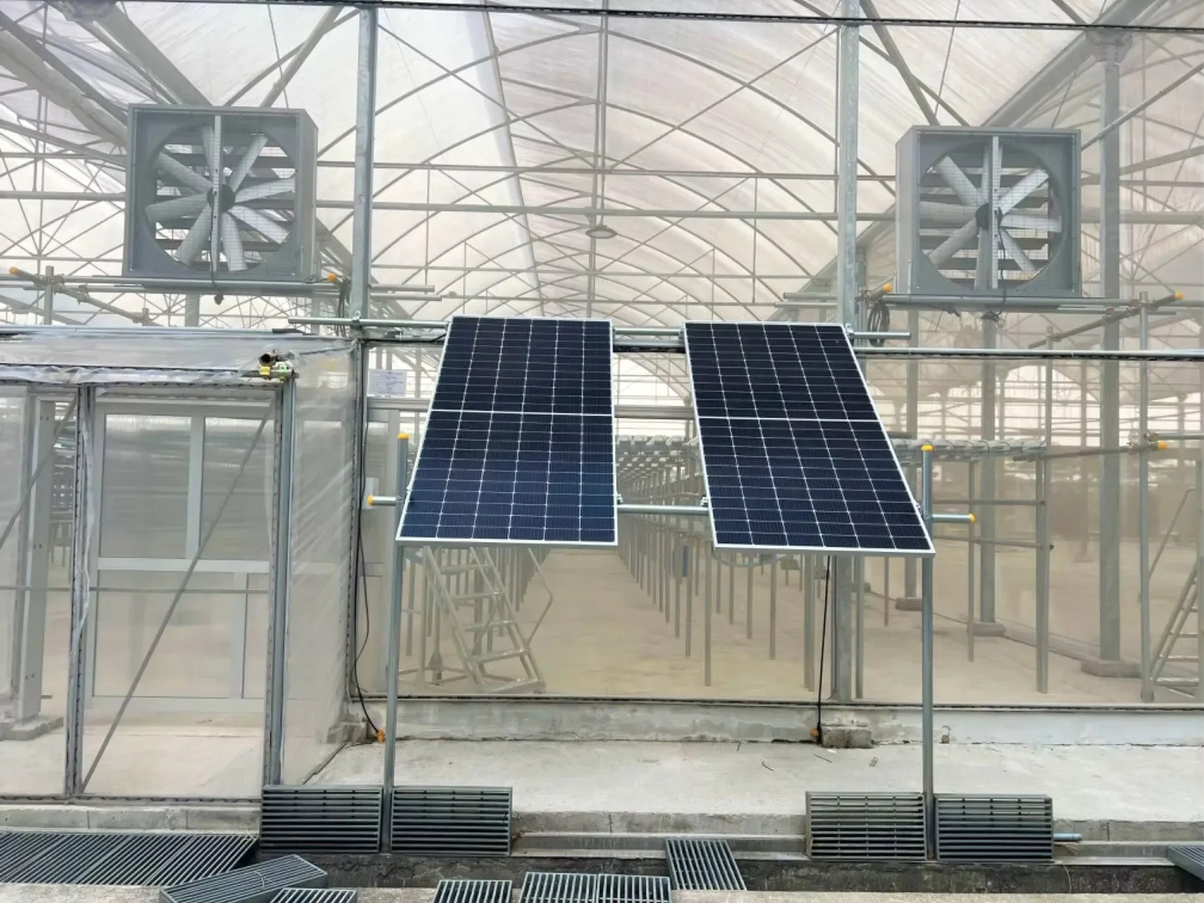 Large Industrial Air Extractor, Solar, Wall - detail 18