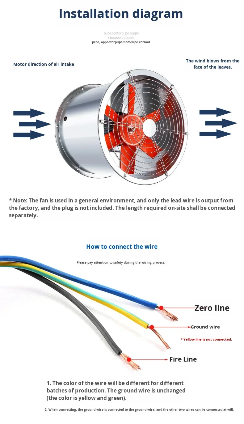 Axial Flow Fan, 220V, AC - detail 38