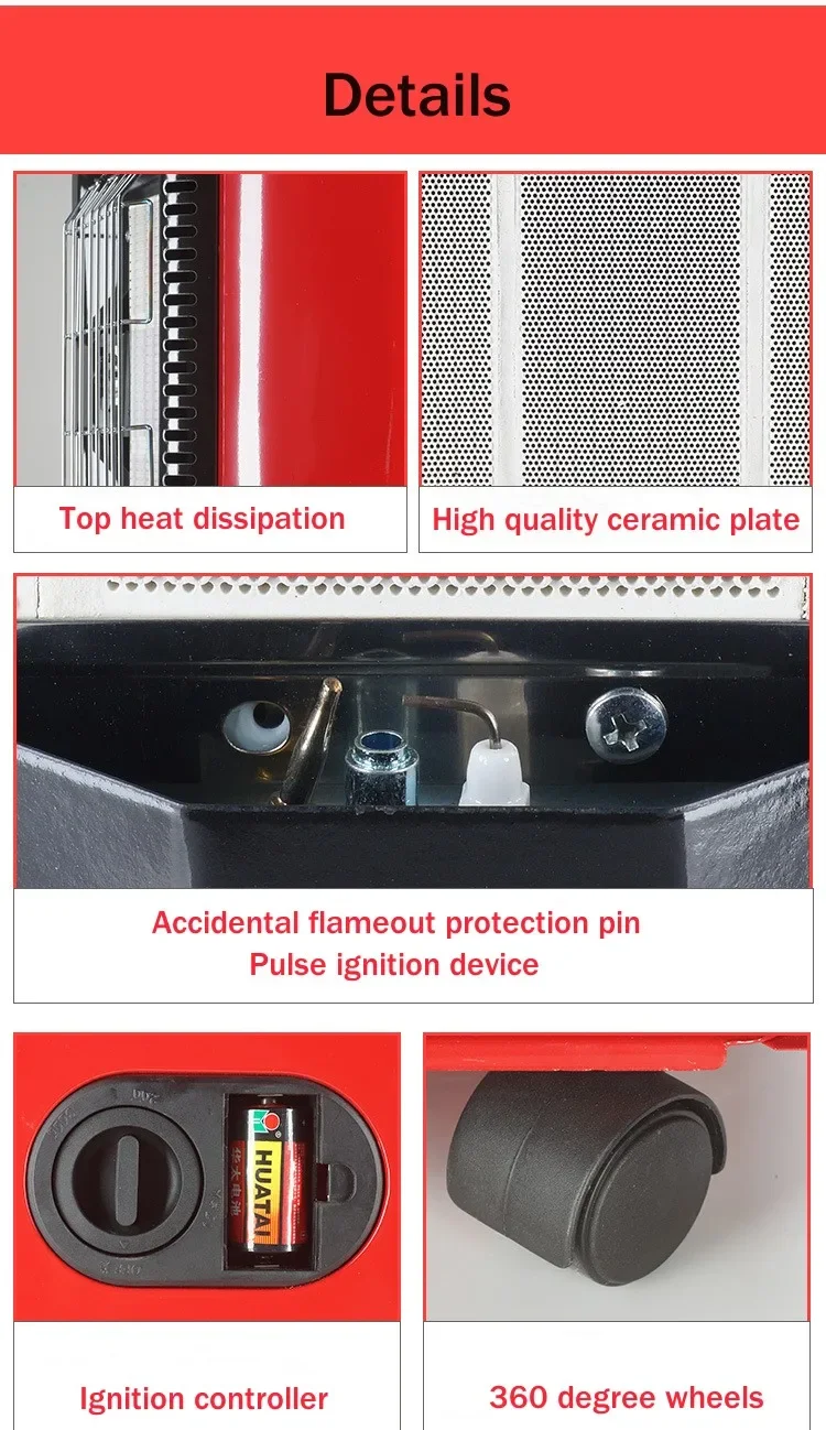 Gas Heater, Portable, LPG - detail 8