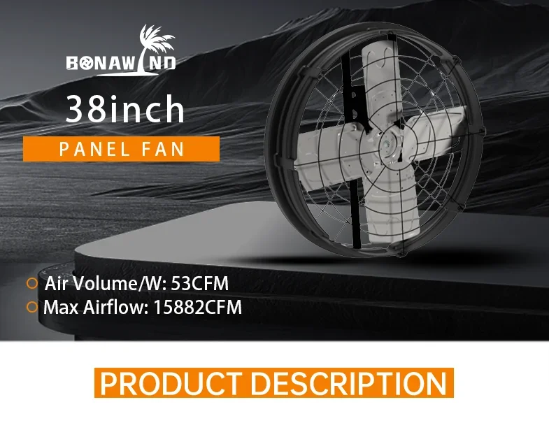 Axial Flow Fans, Aluminum, 380-480V, 15882CFM - detail 2