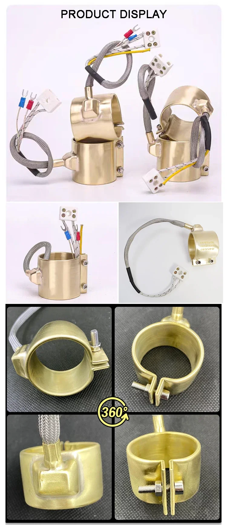 Copper Nozzle Band Heater, 380v, 220v or customized, great - detail 8