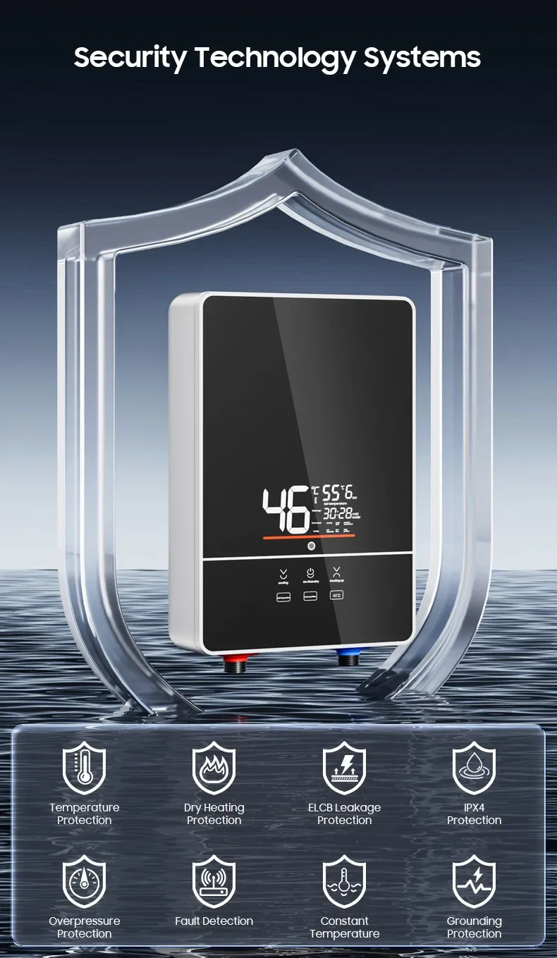 Electric Water Heater, 6000W, 220V - detail 4