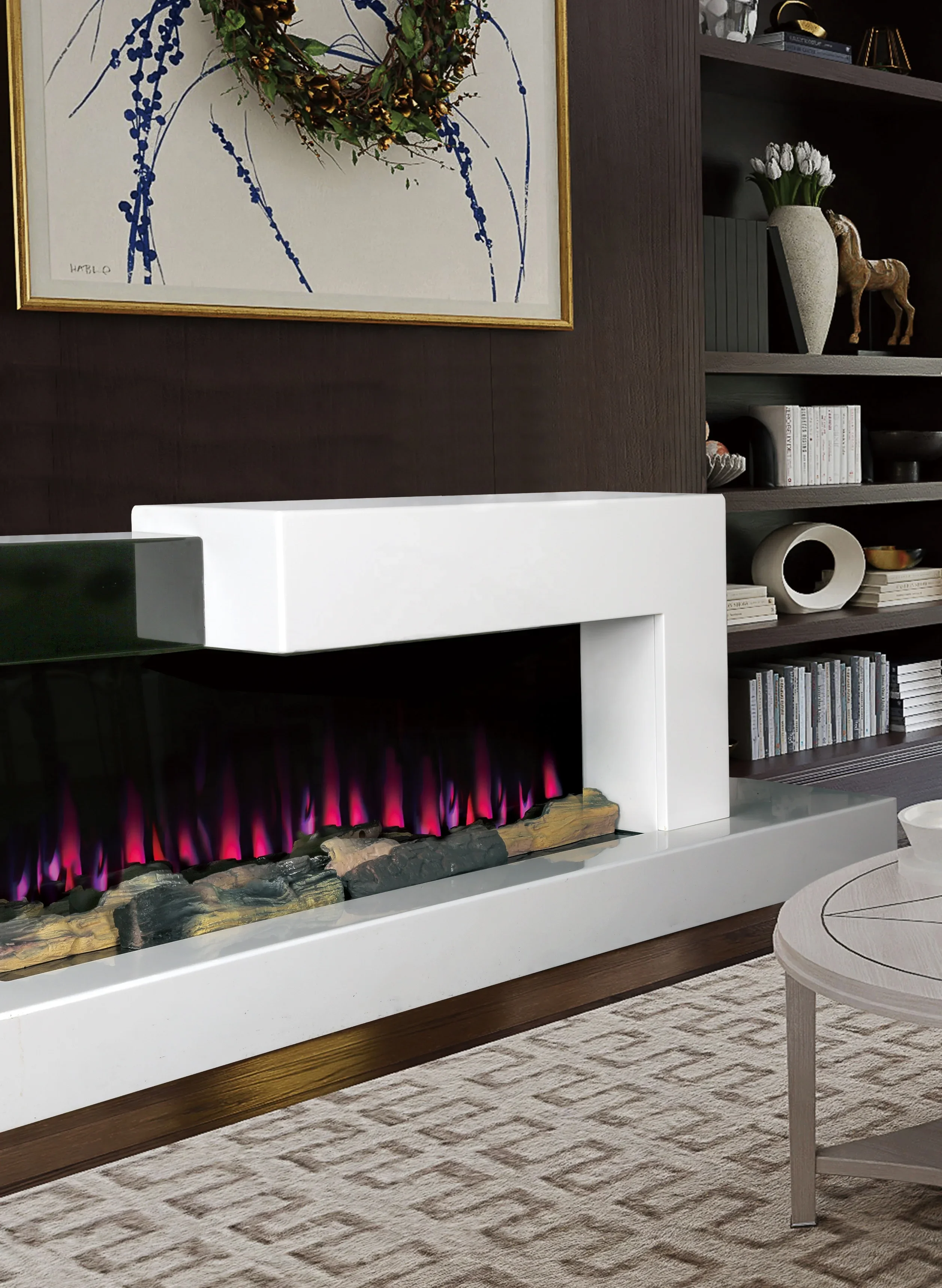 Electric Fireplace, LED, 220-240V, 1000W - detail 2