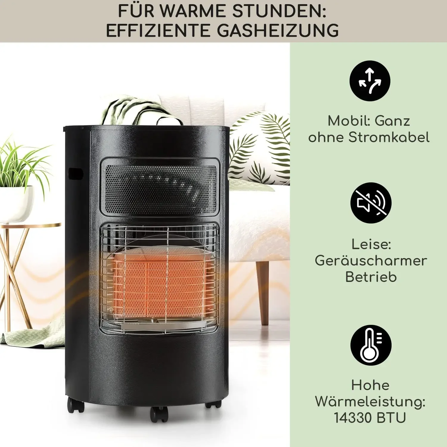 Infrared Ceramic Flame Heater, Portable, Gas - detail 12