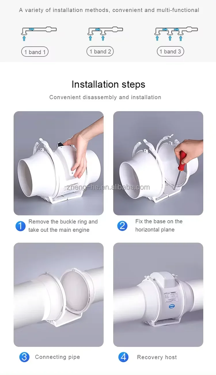 Ventilating Fan, 150mm, Plastic - detail 16