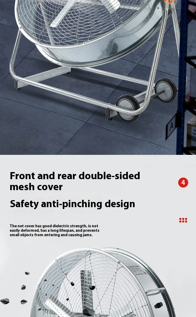 Exhaust Movable Ventilation Fan, 24", 30", 36", Portable - detail 20