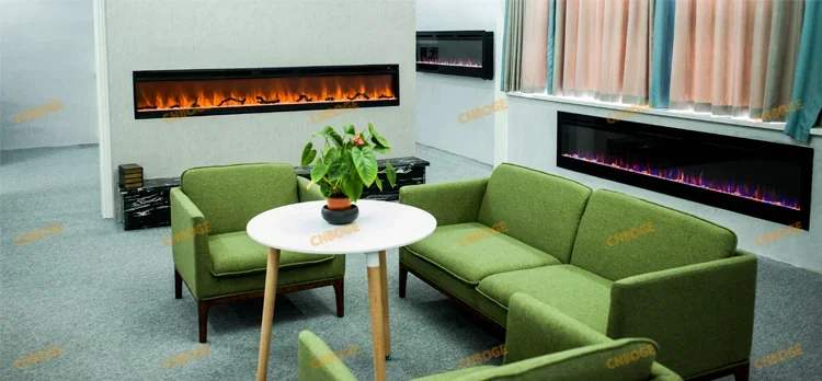 Electric Fireplace, 50", Wall - detail 18