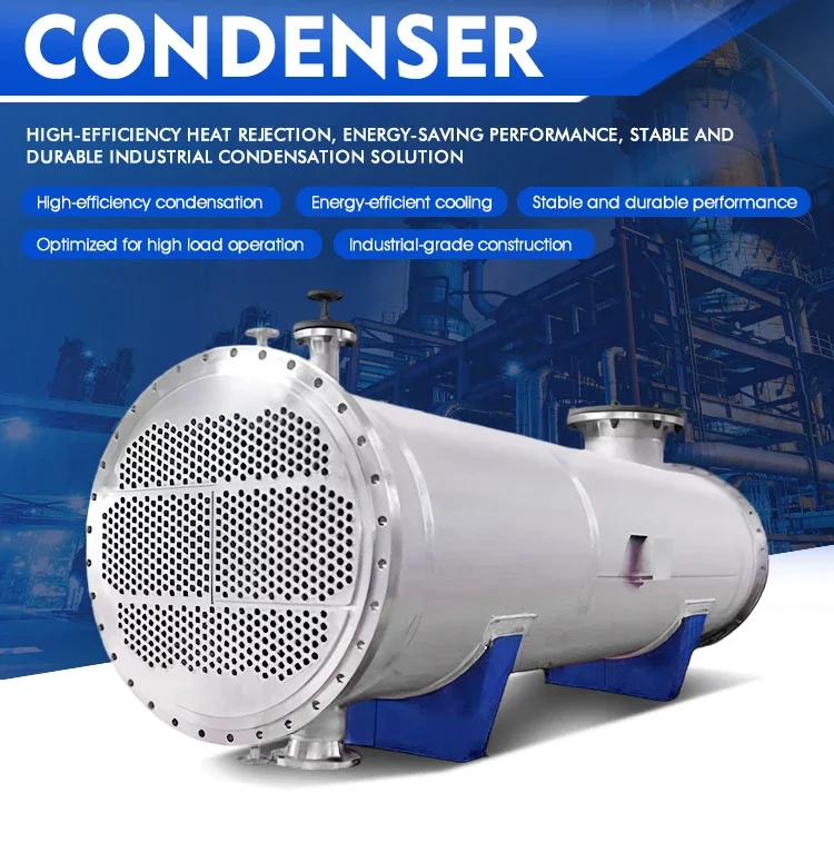 Shell and Tube Heat Exchanger, Stainless, Steel - detail 2