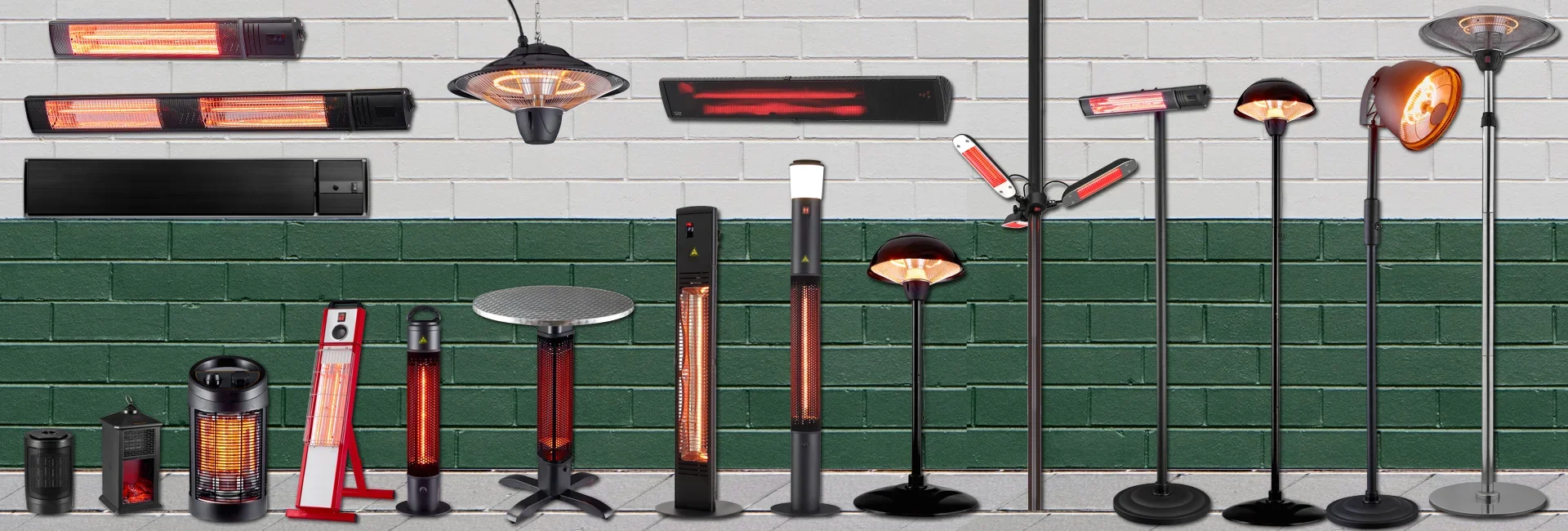 Levels Outdoor Infrared Heater, 2000 W, Aluminum - detail 2
