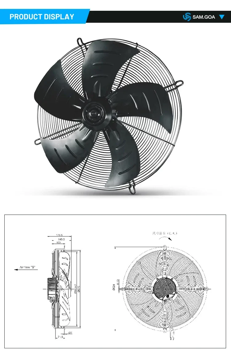 Booth Spray Room Condenser, Axial, 400 V, Electric - detail 4