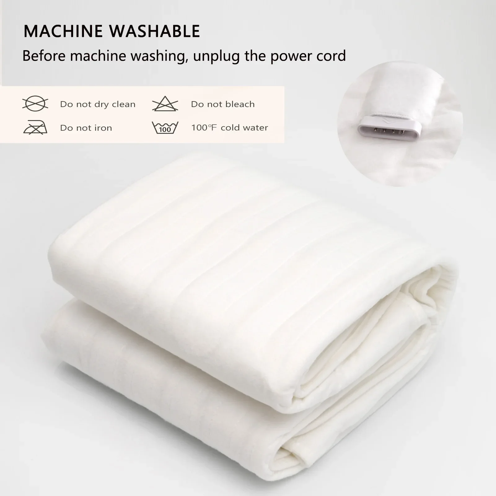 Punch Polyester Electric Blanket, ETL, 120V, Us Plug - detail 12