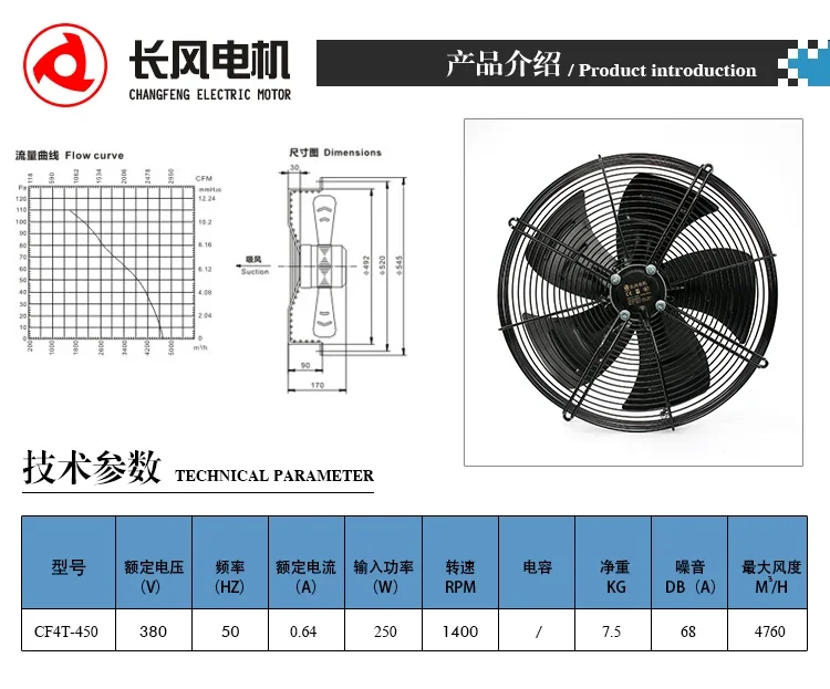 Cooling Tower, YWF, Axial, 450mm - detail 6