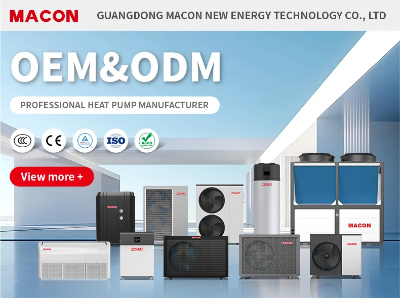 Water Source Heat Pump, R290, 18KW, Inverter - detail 2