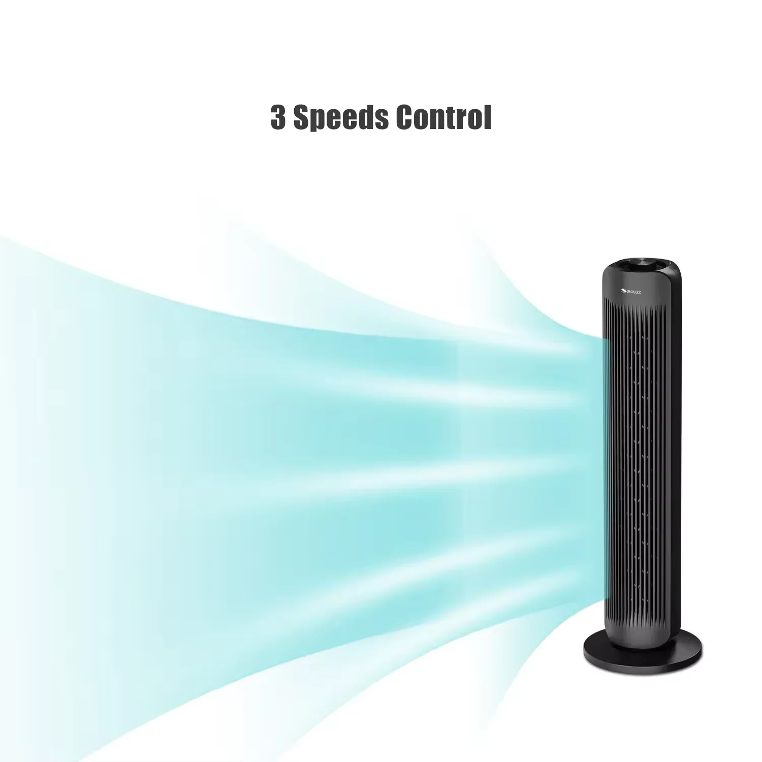 Pedestal Bladeless Fan, Electric Power, 50 - detail 14