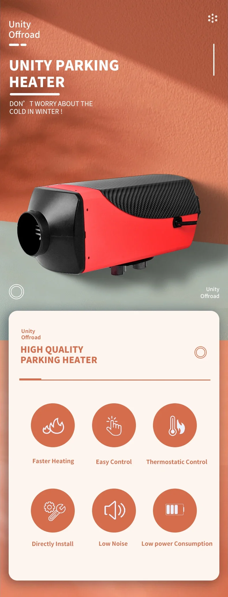 Gas Heater, 12V, 5kw, Portable - detail 14