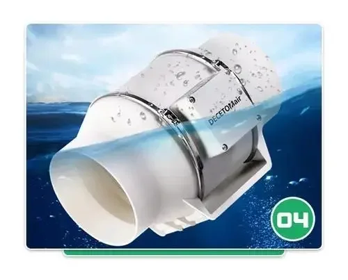 High Airflow Ball Bearing, AXG-250, Ceiling, 1450m/h, Axial - detail 16