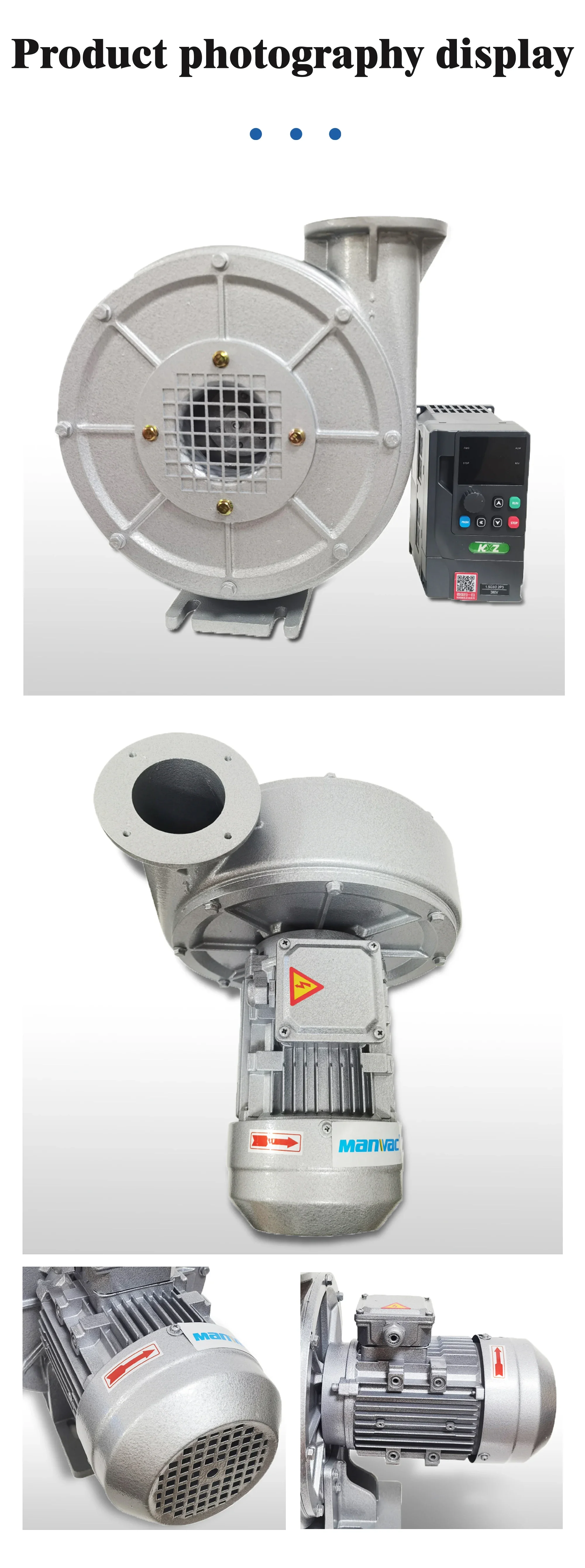 Centrifugal Blower, Radial, Aluminum - detail 6